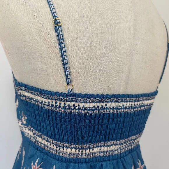 ALEMAIS Acacia printed linen midi dress - Picture 11 of 16